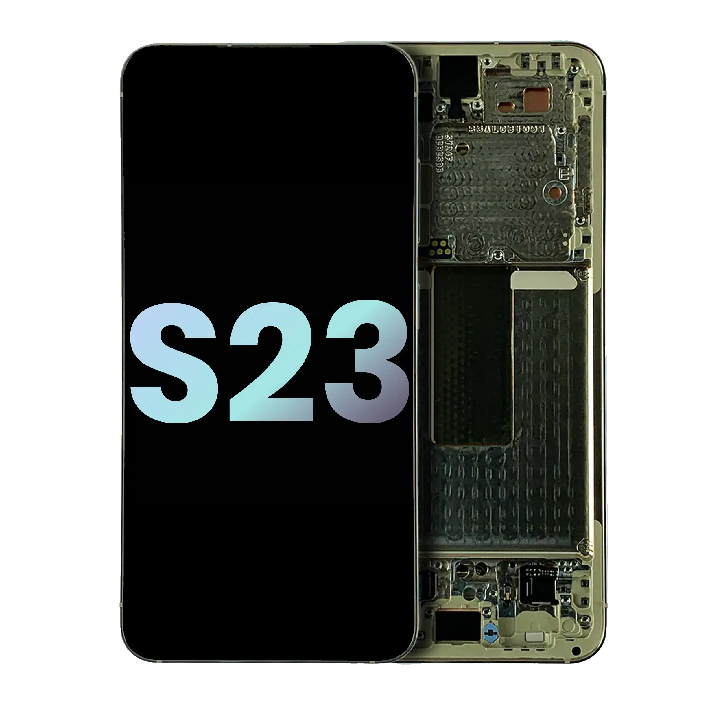 Écran OLED avec châssis pour Samsung Galaxy S23 5G – Service Pack crème